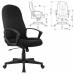 Кресло офисное T-898AXSN, ткань, черное, 1070382/532669 (1)