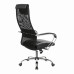 Кресло офисное Brabix Premium Stalker EX-608 CH сетка/ткань/кожзам черное 532091 (1)