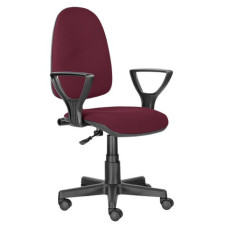 Кресло BRABIX Prestige Ergo MG-311, регулируемая спинка, ткань, бордовое, 532422 (1)