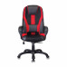 Кресло компьютерное Бюрократ Viking-9/BL+RED экокожа/ткань, черно-красное