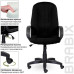 Кресло офисное BRABIX Classic EX-685, ткань С, черное, 532022 (1)