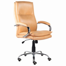 Кресло офисное BRABIX PREMIUM Cuba EX-542, экокожа, бежевое, 532551 (1)