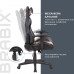 Кресло компьютерное Brabix GT Racer GM-100 ткань/экокожа черно-коричневое 531819 (1)