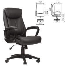 Кресло офисное Brabix Enter EX-511 экокожа черное 530859 (1)