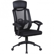 Кресло офисное Brabix Nexus ER-401 сетка/ткань/экокожа черное 531835 (1)