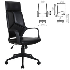 Кресло компьютерное Brabix Premium Prime EX-515 экокожа черное 531569 (1)