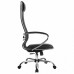 Кресло офисное Metta К-5.1 ткань/сетка/кожа черное (1)