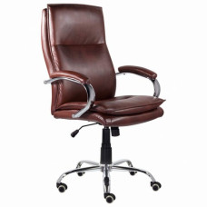 Кресло офисное BRABIX PREMIUM Cuba EX-542, экокожа, коричневое, 532550 (1)