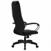 Кресло офисное Metta SU-B-10 ткань/сетка черное пластик (1)