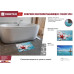 Коврик влаговпитывающий Vortex Velur Spa 40х60 см Инстакот 24280