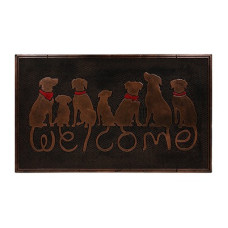 Коврик резиновый придверный Vortex Welcome Собаки 45х75 см 24317