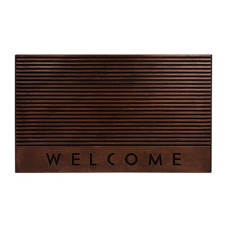 Коврик резиновый придверный Vortex Welcome 45х75 см медь 24271