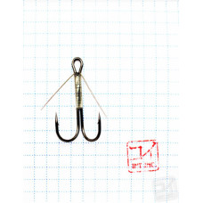 Крючок Koi Weedless Double Hook № 6 , BN, двойник незацепляйка (5 шт.) KH2325-6BN