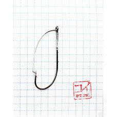 Крючок Koi Weedless Single Hook № 2/0, BN, незацепляйка (10 шт.) KH5241-2/0BN