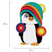Аппликация из фетра Пингвинчик 20х15 см 662389 (4)