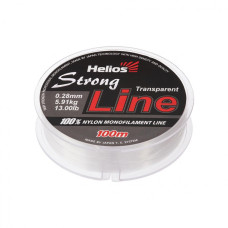 Леска Helios Strong Line 0,28мм 100м Transparent Nylon HS-SLT-28/100