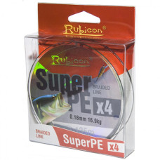 Леска плетеная Rubicon Super PE 4x 0,12мм 135м Gray 490135GY-012