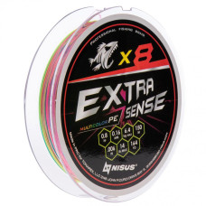 Шнур Nisus N-ES-X8-0.8/14LB Extrasense X8 PE Multicolor 150m  0.8/14LB 0.16mm 316873