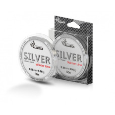 Леска Allvega Silver (50м) 0.18мм (4,04кг) серебристая