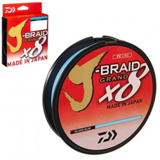 Леска плетеная Daiwa J-Braid Grand X8 135м 0,24мм (22кг) синяя