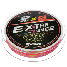 Шнур Nisus N-ES-X8-2/32LB Extrasense X8 PE Multicolor 150m 2/32LB 0.25mm 316882