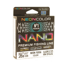 Леска Balsax Nano Neon Fuxia Box 100м 0,32 (13,0кг)