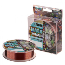 Леска Akkoi Mask Feeder 0,395мм 150м Dark Brown MFE150/0.395