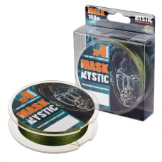 Леска плетеная Akkoi Mask Mystic X4 0,30мм 100м Deep Green MM4DG/100-0,30