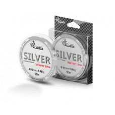 Леска Allvega Silver (50м) 0.12мм (2,09кг) серебристая