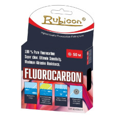 Леска флюорокарбон Rubicon 0,28мм 50м прозрачная 462050-028