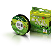 Леска плетеная Allvega Bullit Braid 92м 0,14мм (8,4кг) ярко-желтая