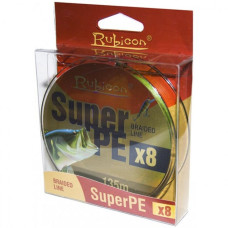 Леска плетеная Rubicon Super PE 8x 0,20мм 135м Black 491135BL-020