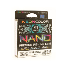 Леска Balsax Nano Neon Orange Box 100м 0,32 (13,0кг)