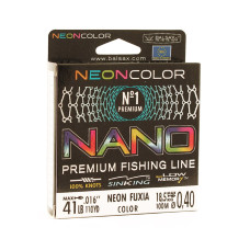 Леска Balsax Nano Neon Fuxia Box 100м 0,4 (18,5кг)