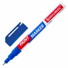 Маркер-краска лаковый Brauberg Profesional Extra 1 мм синий 151961 (12)