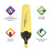 Набор текстовыделителей Brauberg Delta Pastel 1-5 мм 6 цветов 151736 (2)
