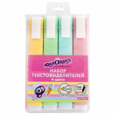 Набор текстовыделителей Colorstar Pastel 1-4 мм 4 цвета 151716 (4)