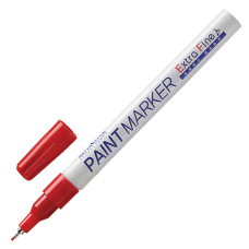 Маркер-краска лаковый Munhwa Extra Fine Paint Marker линия 1 мм красный EFPM-03