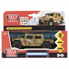 Машина инерционная Технопарк Hummer H1 Военный 12 см SB-18-09-H1-M(GY)-WB, 272078