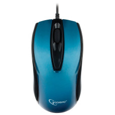 Мышь проводная бесшумная оптическая USB Gembird MOP-405-B