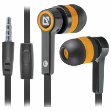 Наушники с микрофоном (гарнитура) вкладыши проводные Defender Pulse 420 (63420)