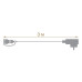 Блок питания (преобразователь) 220V/24V Vegas 12W (на 500 LED) 55045