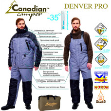 Зимний костюм для рыбалки Canadian Camper Denwer Pro Black/Gray M(44-46), 170/176 4630049512620