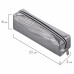 Пенал косметичка на молнии Brauberg Celebrity Silver (228993)