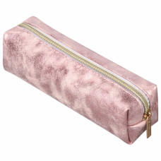 Пенал косметичка на молнии Brauberg Luxury Розовый (228997)