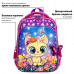 Ранец Brauberg Quadro, 3 отделения,  Charming kitten, 37х28х18 см, 270602