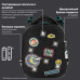 Ранец Brauberg Premium, 2 отделения,  Space mission, LED лампочки 38х29х16 см, 270599