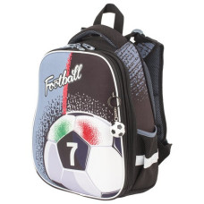 Ранец для мальчиков Brauberg Premium Ball светящийся, с блрелоком 17 л 229909
