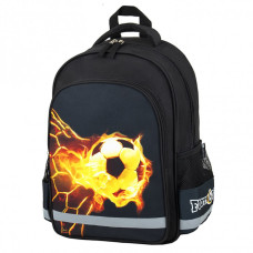 Рюкзак Пифагор School, 1 отделение, 3 кармана, Fire goal, 38x28х14 см, 270658