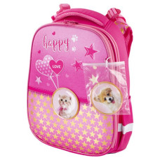 Ранец для девочек Brauberg Premium Happy Kitten 17 л 229896
